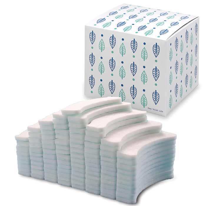 Sanko Mitsuba Toilet Stain Prevention Pads - 100Pcs, Japan Made, Clean & Odor Prevent