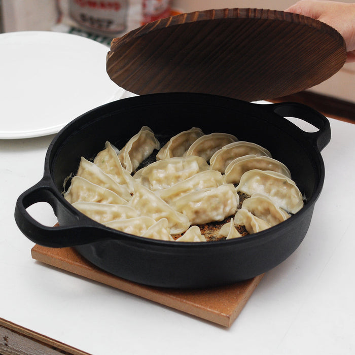 Seieido Japan 20Cm Cast Iron Sukiyaki Gyoza Pan