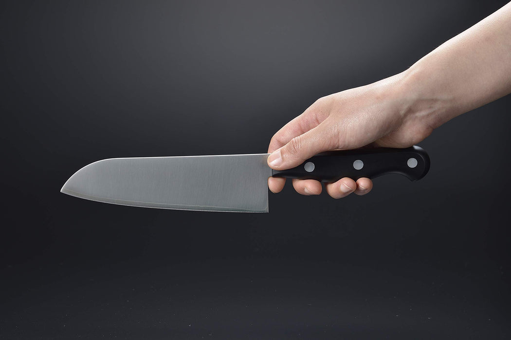 Shimomura Kougyou Santoku 刀 145 mm Aus-10 鋼，可用洗碗機清洗