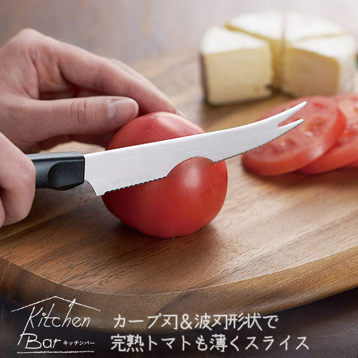 Shimomura Kogyo Kitchen Bar Tomato Knife KIB-101 Niigata Tsubame-Sanjo Dishwasher Safe 251x149x16mm