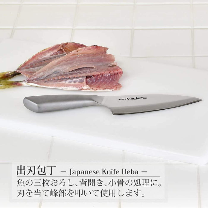 Shimomura Kogyo NVD-06 135mm Deba Knife Molybdenum-Vanadium Steel Japan Dishwasher Safe