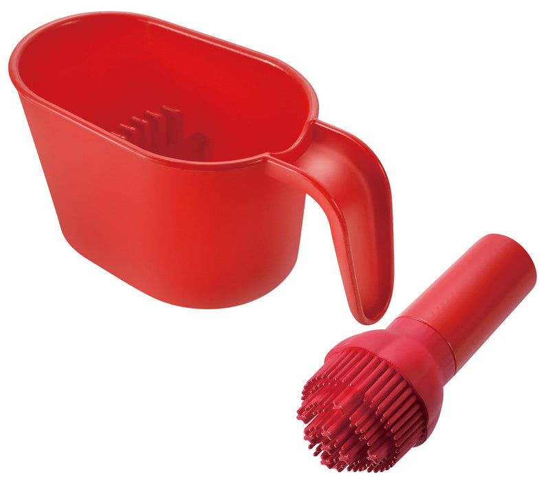 Shimomura Kogyo Yakipa! Takomaru YP-604 Oil Pulling Dishwasher Safe Red