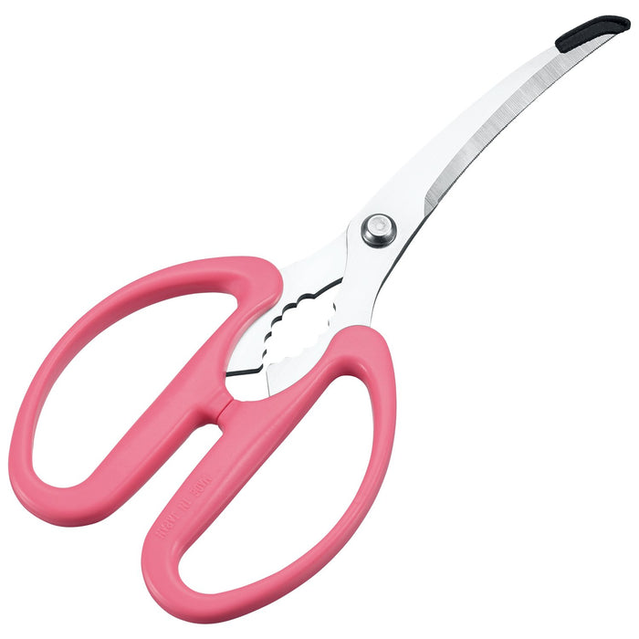 Shimomura Kougyou YP-402 Hot Plate Scissors Niigata Tsubame Sanjo Pink