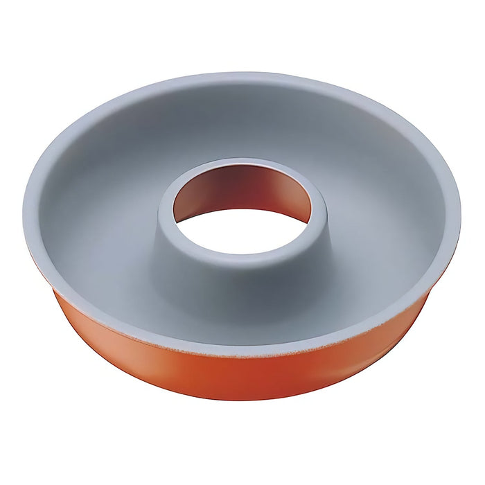 Premium 21cm Shimotori Orange Steel Angel Food Cake Pan