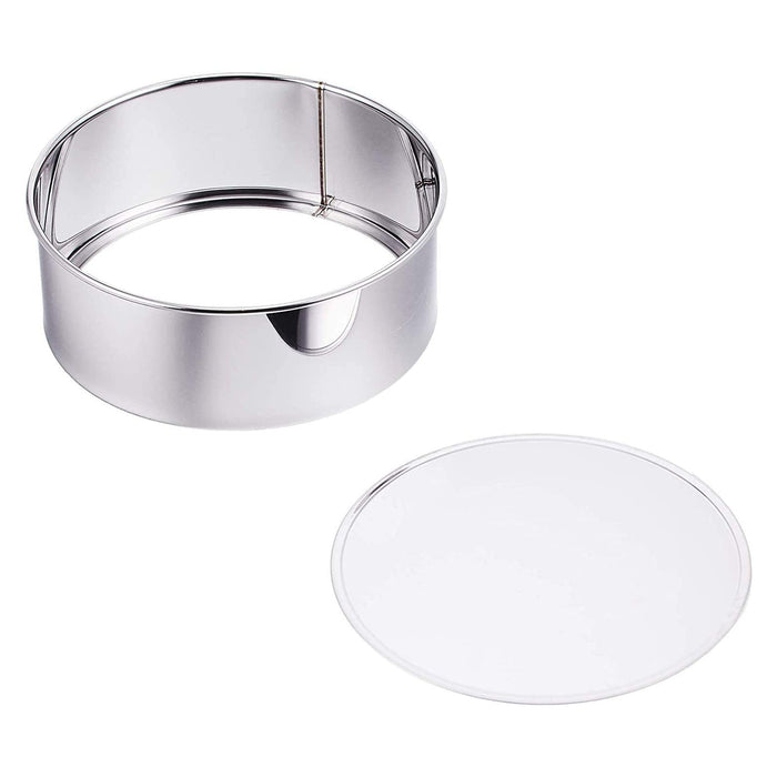 Premium Shimotori 12.5cm Stainless Steel Round Cake Pan - Removable Bottom for Perfect Baking