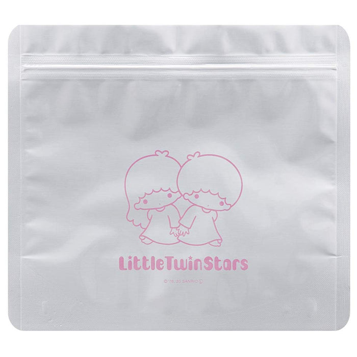 Skater Little Twin Stars Sanrio Zipper Bag - 5 Sheets, Aluminum, Japan