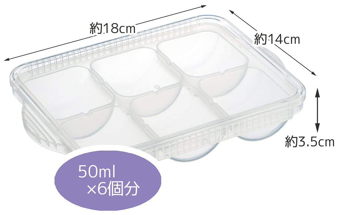 Skater Japan Baby Food Storage Tray with 6 Frozen Blocks