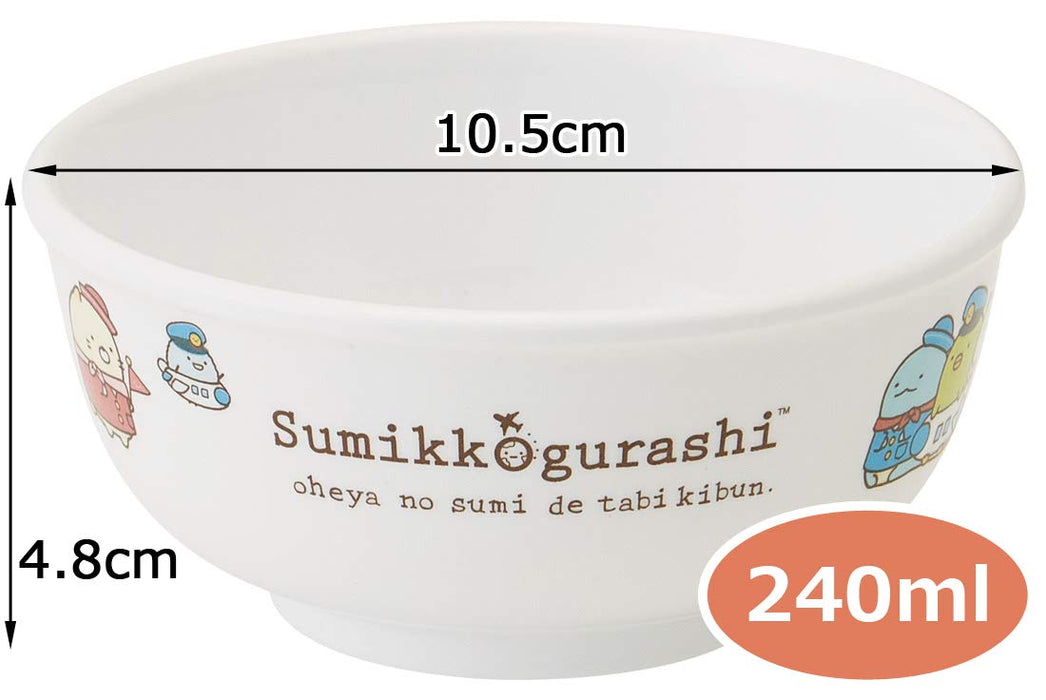 Skater 日本碗 密胺飯碗 240ml Sumikkogurashi Tabikibun M320-A