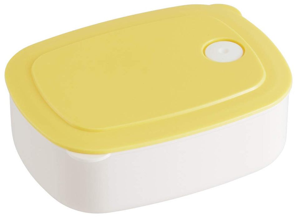 Skater 400Ml Pastel Yellow Frozen Storage Container - Made In Japan