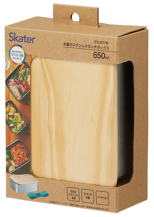 Skater 不鏽鋼便當盒 1 層 650ml STLBT7B-A