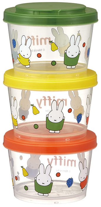 Skater Japan 3P 240Ml Miffy Side Dish Container