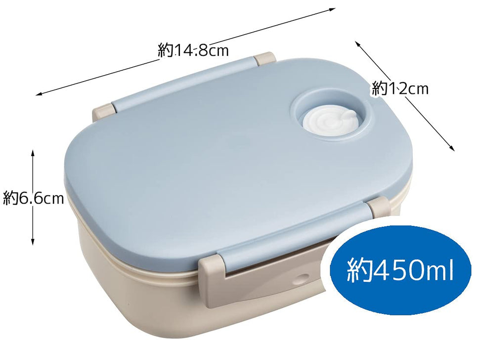 Skater Blue Japan Vacuum Bento Box Storage Container 450Ml