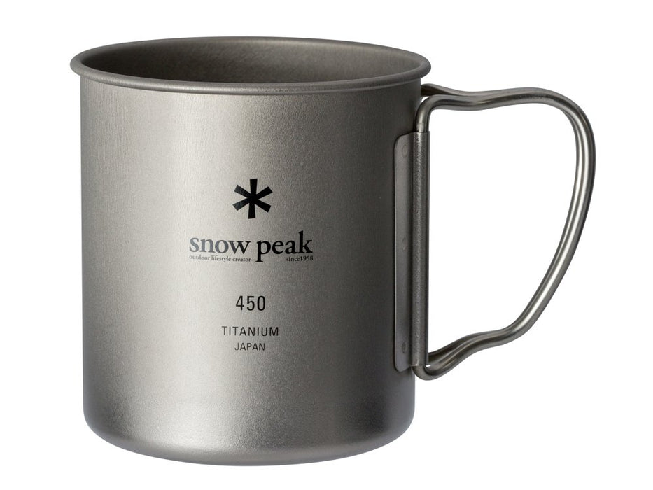 Snow Peak Japan Titanium Mug 450Ml Mg-143 Shera Cup