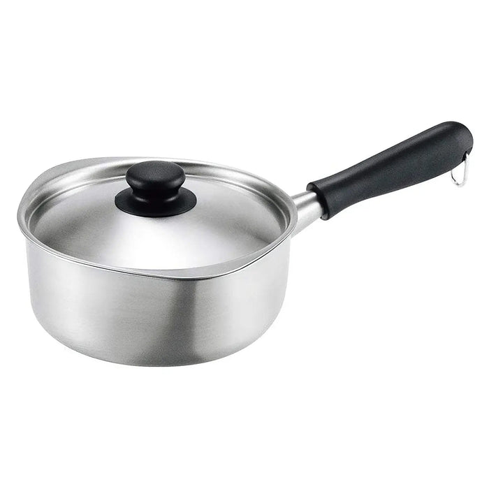 Nihon Yoshokki 18Cm Sori Yanagi Stainless Steel Saucepan - Authentic Japanese Craftsmanship