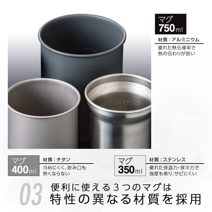 Soto Thermo Stack 炊具組合 Sod-521 - 日本製造炊具