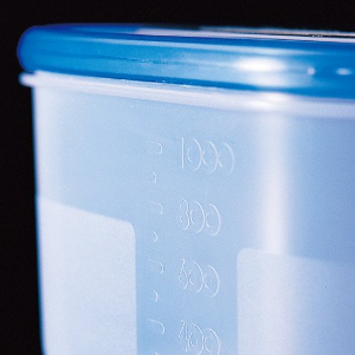 8L Clear Blue Storage Container by Squirrel - Made in Japan, Wj-3 with Antibacterial Treatment