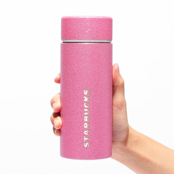 Stainless Steel Starbucks Japan Bottle Glitter Pink 355ml | Japan With Love