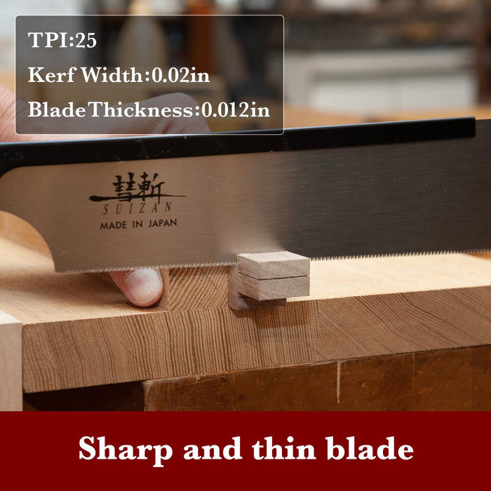 Suizan Woodworking Body Saw 240mm Replacement Blade - Japanese Craftsmanship