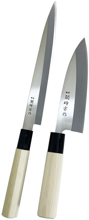 Sumikama Seki Tokimune 生魚片和 Deba 刀套裝 - 正宗日本餐具 - 日本製造