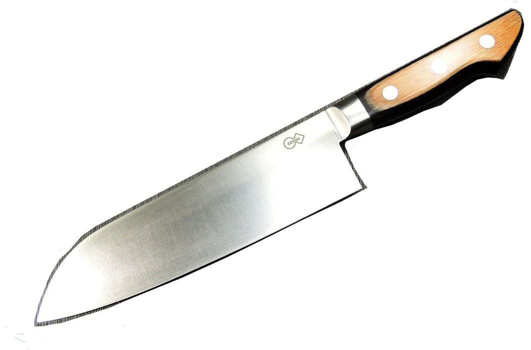 Takayuki Sakai Santoku Knife 180mm 16661 (Wood Grain Handle)