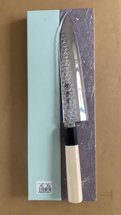 :

Takayuki Wagyu Sword 210mm 45-Layer Damascus Aus10 HRC60