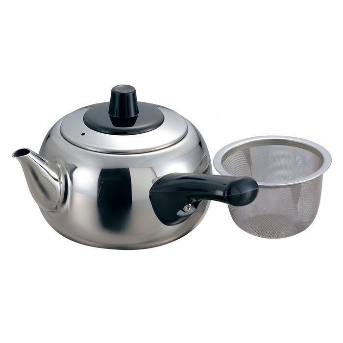 Premium 500ml Stainless Steel Kyusu Teapot by Takei-Kibutsu