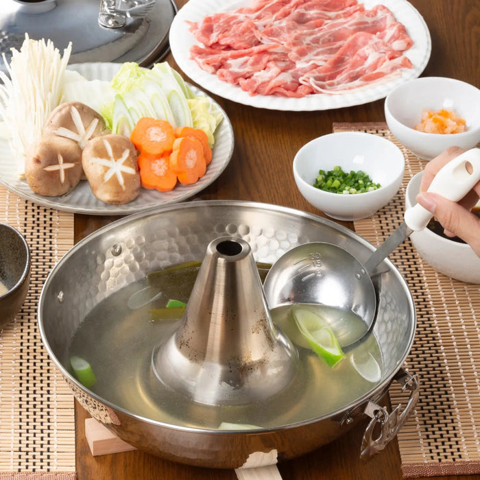 Takekoshi 優質不銹鋼 Shabu Shabu 火鍋 - 提升您的用餐體驗