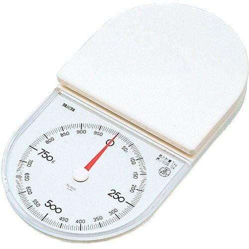 Tanita Japan 1Kg White Mechanical Kitchen Scale - Non-Electric