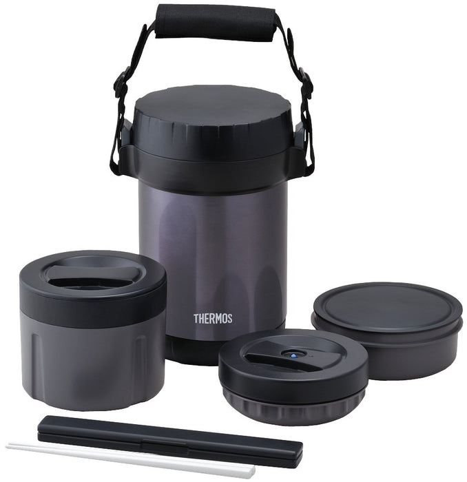 Thermos Japan 1.3L 不锈钢午餐罐 - 午夜蓝色 Jbg-1801