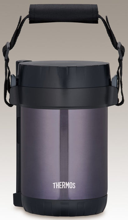 Thermos Japan 1.3L Stainless Lunch Jar - Midnight Blue Jbg-1801