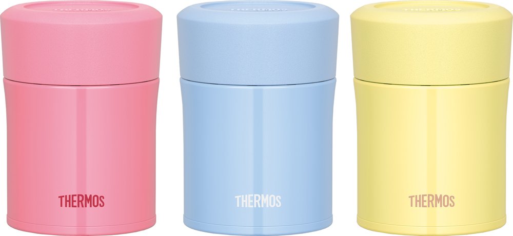 Thermos Japan Pink Vacuum Insulated Food Container 300ml JBJ-302 PP