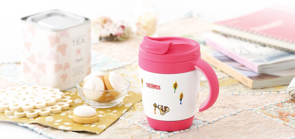 Thermos 270Ml 松鼠真空保温杯 - 日本 Jcv-270 Rs