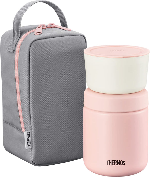 Thermos 汤品午餐套装 300Ml 粉色灰色 Jby-551 P-Gy 日本