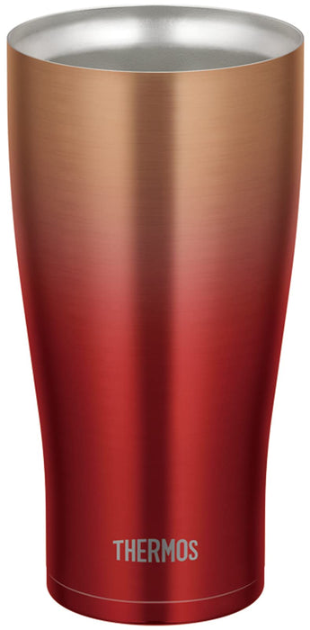 Thermos Japan 600Ml Red Gold Vacuum Insulated Tumbler