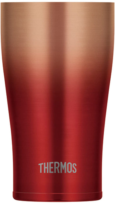 Thermos 日本 600 毫升紅金真空保溫杯