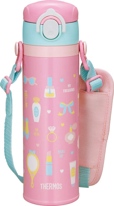 Thermos Japan 500Ml Pink Joi-500P Vacuum Insulated Kids Mobile Mug