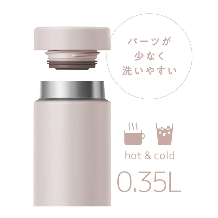 Thermos Jon-350 PGG 350ml 粉红灰真空保温水瓶