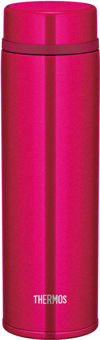 Thermos Jnw-480 Sbr Vacuum Insulated Water Bottle 480Ml - Japan Strawberry Red