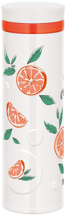 Thermos Japan 500ml Vacuum Insulated Water Bottle - Orange White JNO-502G ORWH