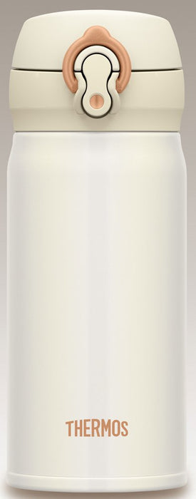 Thermos 日本真空保溫水瓶 - 移動馬克杯 350ml 珍珠白