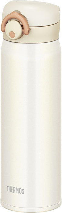 Thermos Japan 500ml Cream White Vacuum Insulated Water Bottle