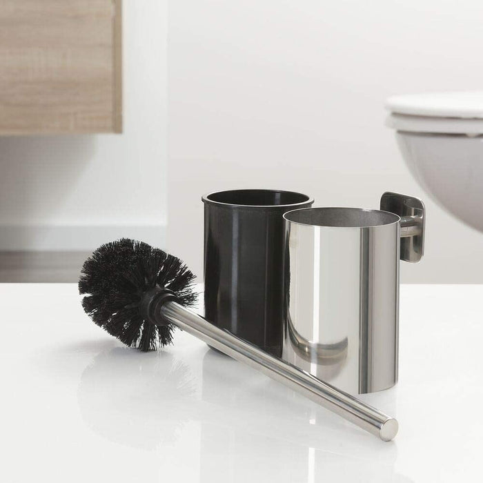 Tiger Japan Stainless Steel Polished Toilet Brush Set