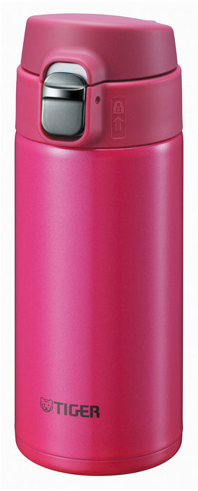 Tiger Thermos 360ml Stainless Steel Water Bottle - Sahara Pink