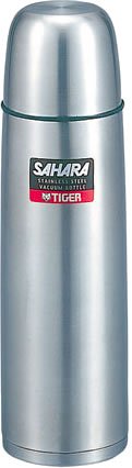 Tiger Thermos Sahara Slim 500ml 不锈钢水瓶 - 蓝色 (日本 MSC-B050-XF)