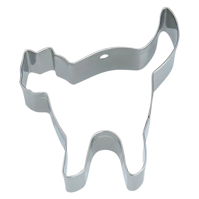 Tigercrown Stainless Steel Halloween Cat Cookie Cutter - Premium Quality