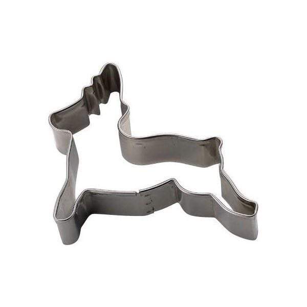 Stainless Steel Reindeer Cookie Cutter - Premium Quality Tool for Baking