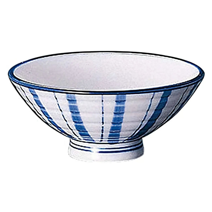 Tkg Seto Ware Ceramic Rice Bowl - Futo-Tokusa 12.5Cm Authentic Japanese Dining Essential