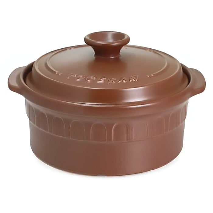 Premium 22cm Toceram Ceramic Casserole Pot - Heat-Resistant & Durable