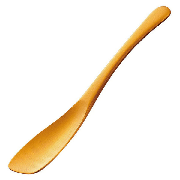 Premium 15cm Gold Aluminum Ice Cream Spoon by Todai - Enhance Your Dessert Experience