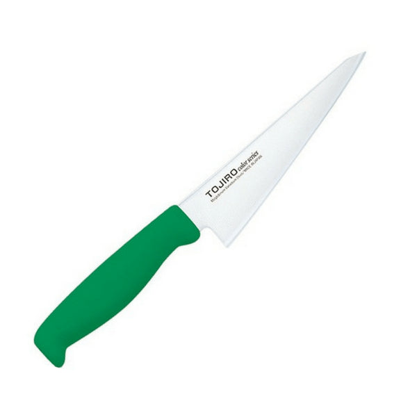 Tojiro Color MV Honesuki Knife - Green Elastomer Handle